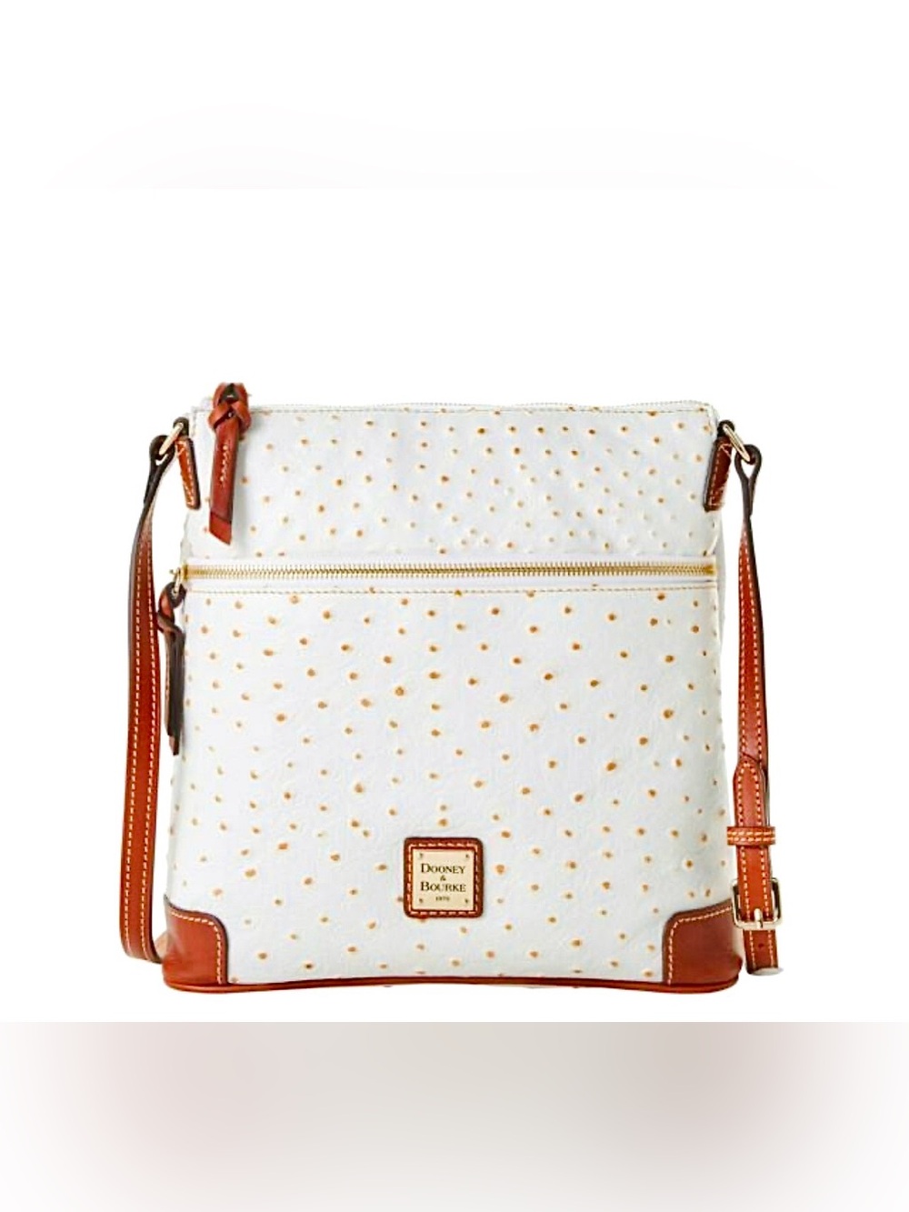 Dooney & Bourke Ostrich-Embossed Crossbody
